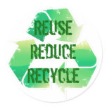 Reuse Reduce Recycle stickers
