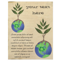 Reuse Reduce Recycle Tree Earth Globe
