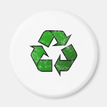 Réutilisez et réutilisez le symbole - sauvez la pl magnets pour réfrigérateur