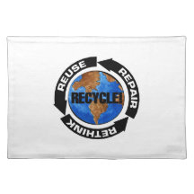 Réutilisez le monde sets de table