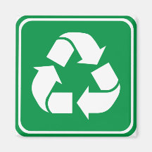 Réutilisez le signe de route aimants
