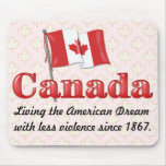 Rêve canadien tapis de souris
