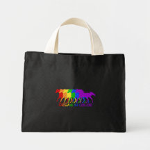Rêve dans le sac de cheval de couleur