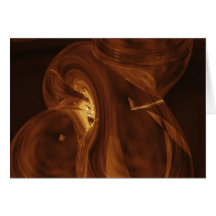 Rêve de caramel carte de vœux