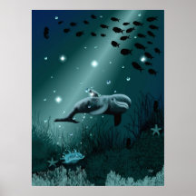 Rêve de dauphin posters