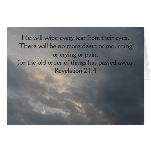 Revelation 21:4 card