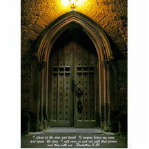 Revelation 3:20 Large Door Photo Cutout