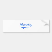 Revere Massachusetts Classic Design Bumper Sticker