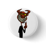 Reverend Beelzebub Pinback Button