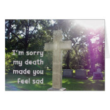 Reverse Condolence Card 1