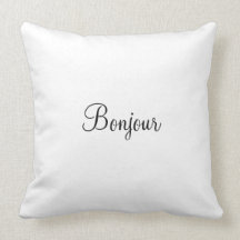reversible pillow -good morning/ good night pillow
