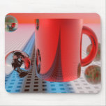 Rêves de jour avec du café de matin tapis de souris