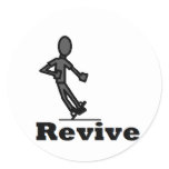 Revive Sticker, White