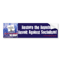 Revolt Against Socialism Bumper Sticker