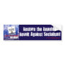 Revolt Against Socialism Bumper Sticker