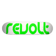 Revolt-Evolve White Custom Skateboard