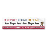Revolt Recall Repeal - Custom Bumper Sticker