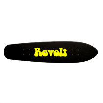 Revolt - Yellow on Black Skate Board Decks