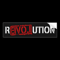 Revolution bumper stickers