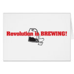 Revolution Is Brewing Greeting Card
