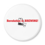 Revolution Is Brewing Fridge Magnets