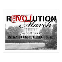 Revolution March postcard!