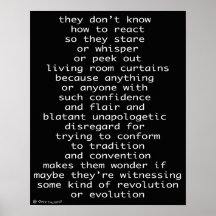 Revolution or Evolution Print