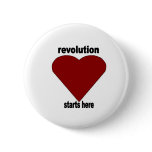 Revolutionary Passion Pinback Button