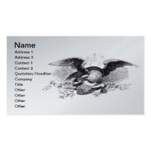 Revolutionary War Eagle Business Card