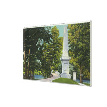 Revolutionary War Memorial, Old North Bridge Gallery Wrap Canvas