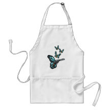 Revolver, Bullets and Butterflies Products Apron