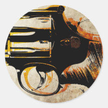 Revolver Trigger Sticker