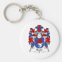 Rexin Family Crest Key Chains