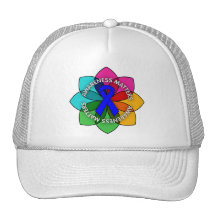 Reye's Syndrome Awareness Matters Petals Mesh Hats