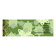 RGBY Waves Big Business Cards