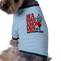 Rhdesian Army Recruiting Poster Pet T-shirt