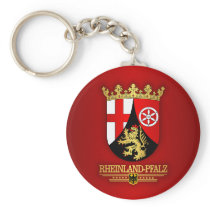 Rheinland-Pfalz (Rhineland-Palatinate) COA Keychain