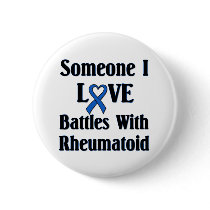 Rheumatoid RA Pinback Button