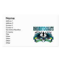 Rheumatologists Gone Wild Business Card Template