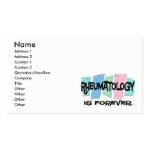 Rheumatology Is Forever Business Card