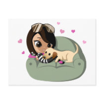 Rhi and Duke Postcards
