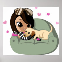Rhi and Duke Print