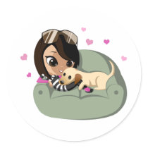 Rhi and Duke Stickers