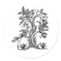 Rhiannon's Singing Birds Round Sticker
