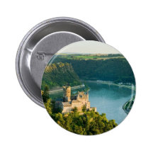Rhine Germany  Angie. Pinback Button