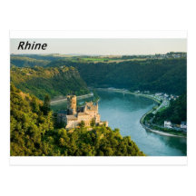 Rhine Germany  Angie. Postcard