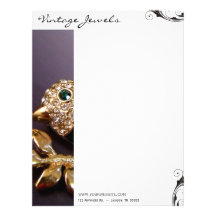 Rhinestone Bird Letterhead