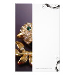 Rhinestone Bird Stationary Personalized Stationery