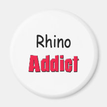 Rhino Addict Magnet