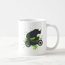 Rhino Biker Coffee Mug